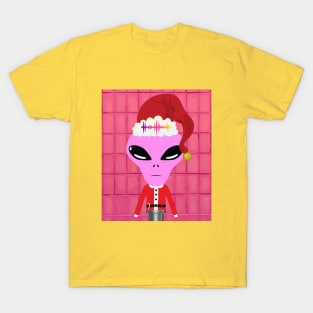 Alien Santa Swag | Merry Christmas T-Shirt